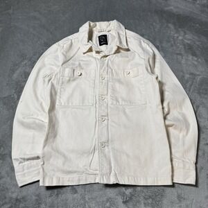 Target Original Use Womens Textured Shacket Top Size XS Longsleeve Ivory Garden